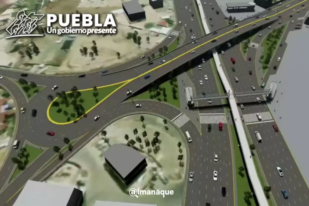 obra Paso inferior Cumulo de Virgo Via Atlixcayotl 4