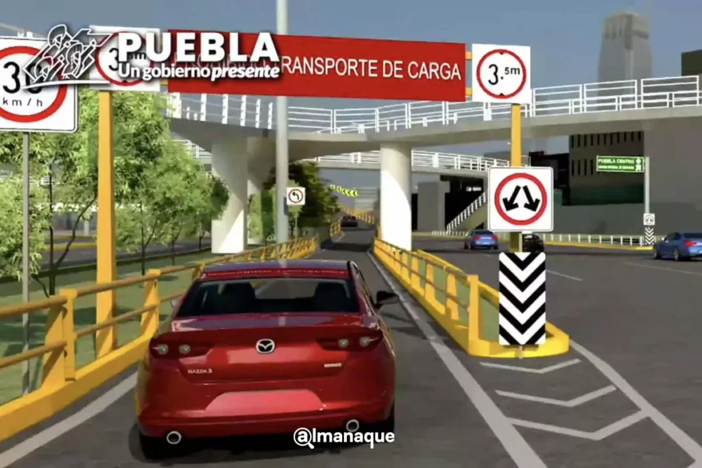 obra Puente vehicular Osa Mayor Via Atlixcayotl 3