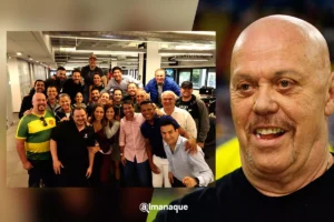 Perro Bermúdez equipo de TUDN Miami