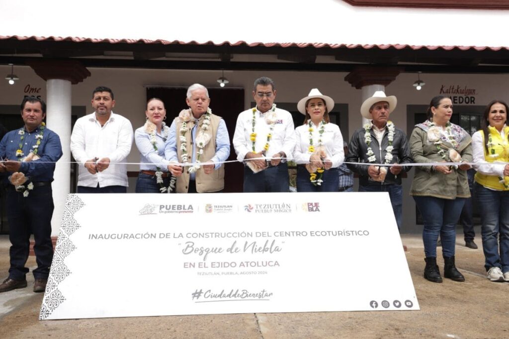 Sergio Salomón inaugura central de abasto en Teziutlán