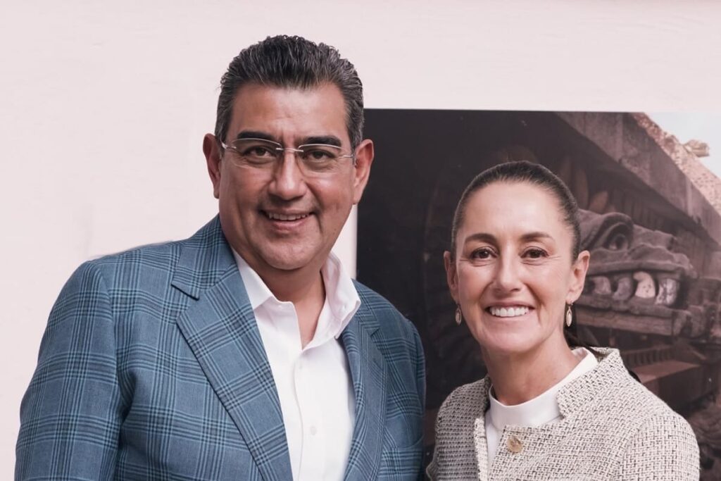 Sergio Salomón se reúne con Claudia Sheinbaum