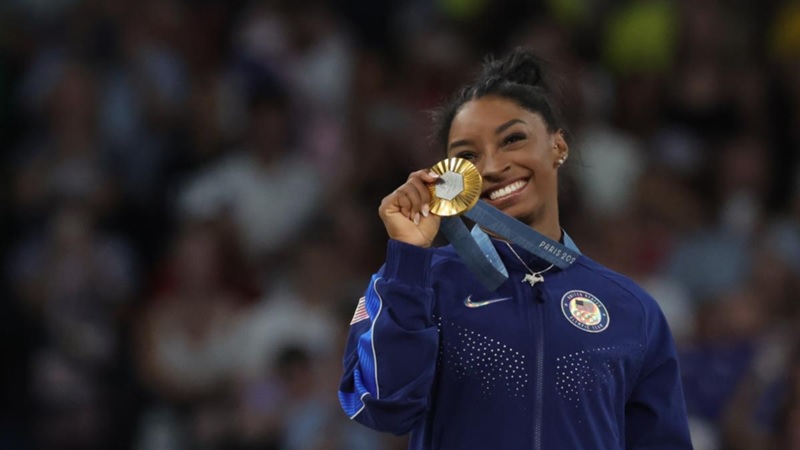 simone biles medalla paris 2024