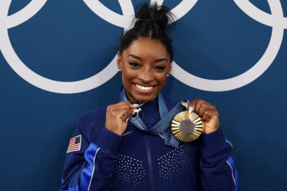París 2024: Simone Biles se cuelga su sexto oro en gimnasia olímpica 1 Simone Biles sexta medalla