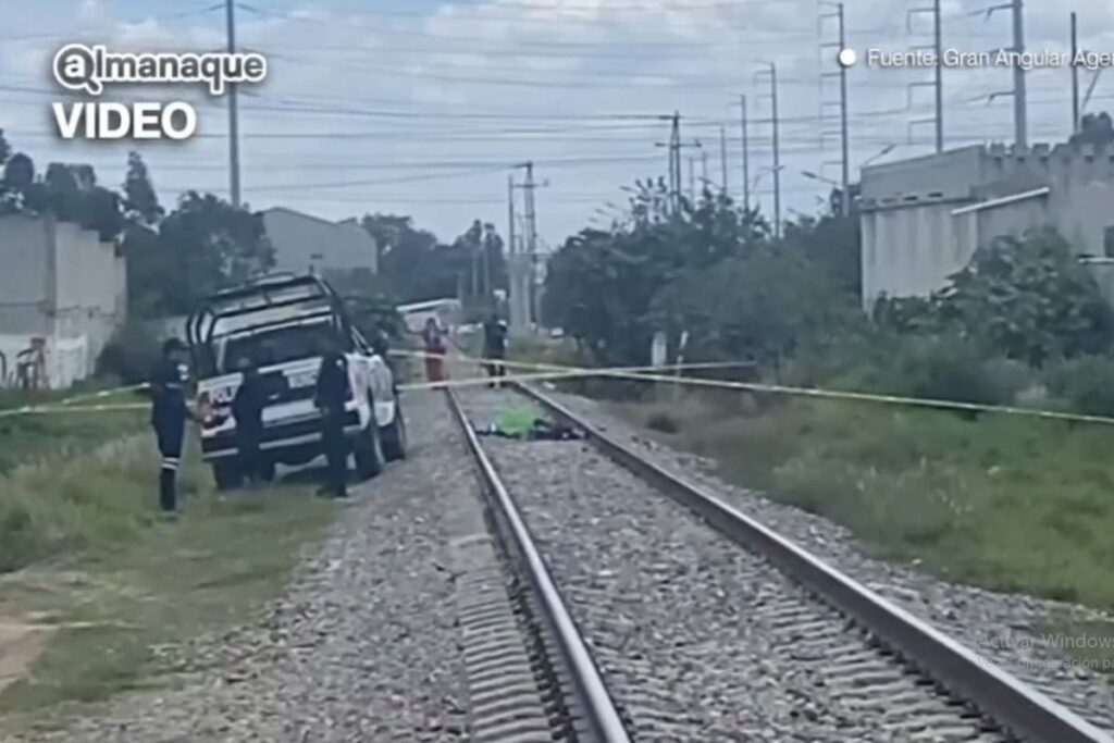 tren mata a hombre en San Jerónimo Caleras