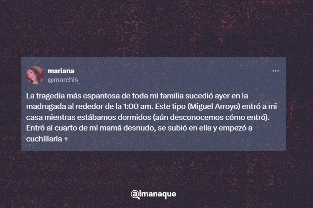 Asi narro Mariana el ataque de Miguel Ramses a su madre y hermano en Puebla