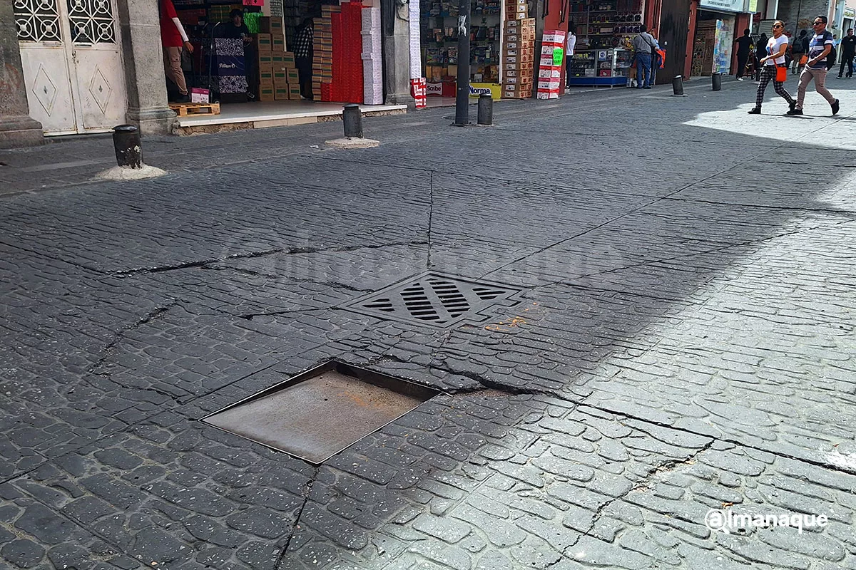 Calles remodeladas en el Centro Histórico están en buenas condiciones, aclara Ayuntamiento de Puebla 1 Calles remodeladas centro de Puebla 1