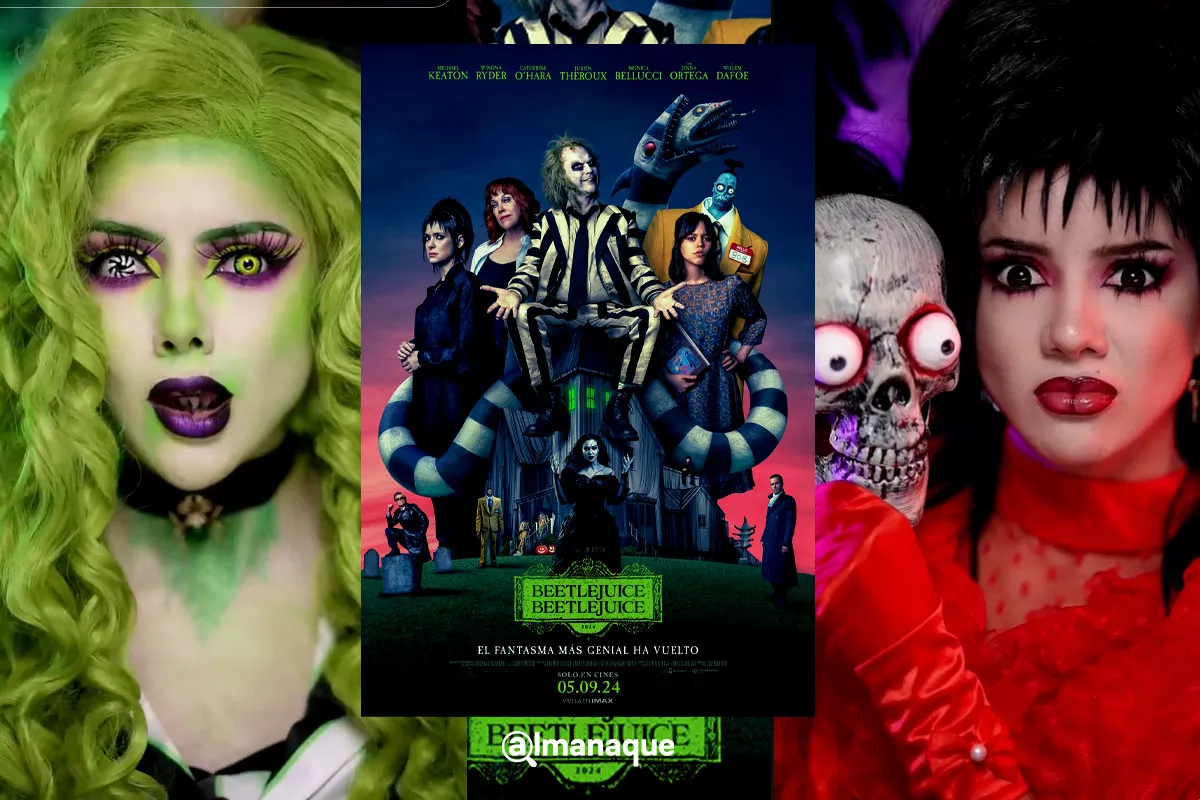 El maquillaje de Doris Jocelyn inspirado en Beetlejuice 2