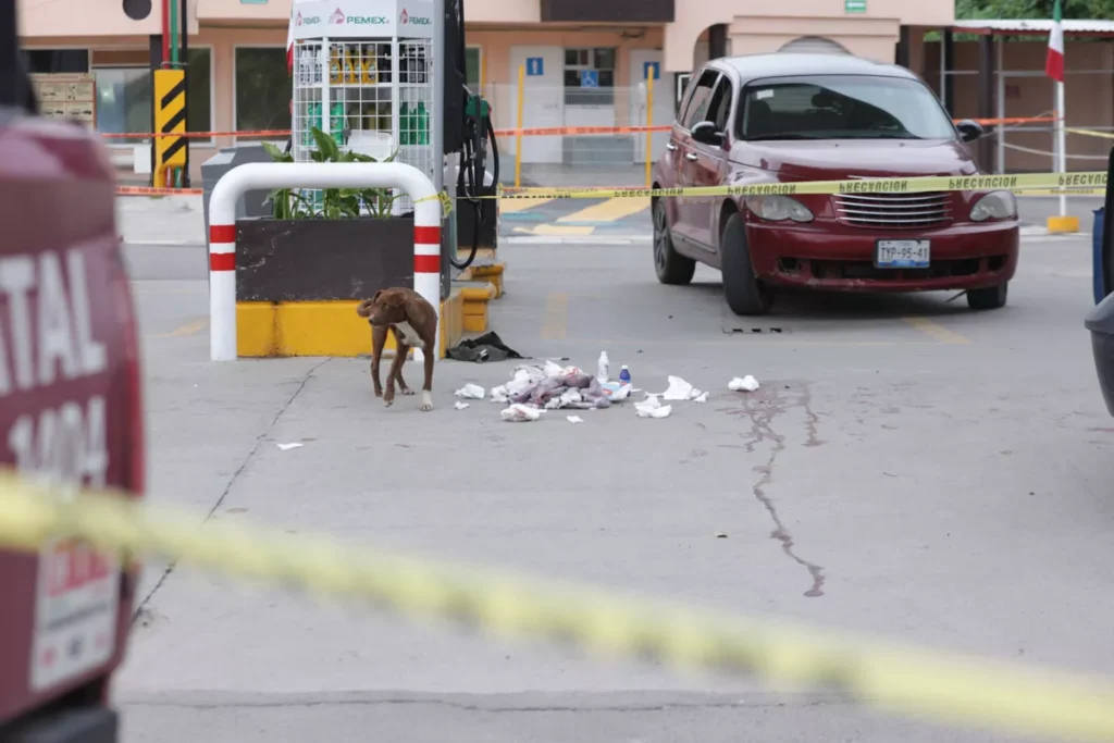 Gasolinera Campo de Tiro agresion mujer con arma de fuego por su ex pareja 5