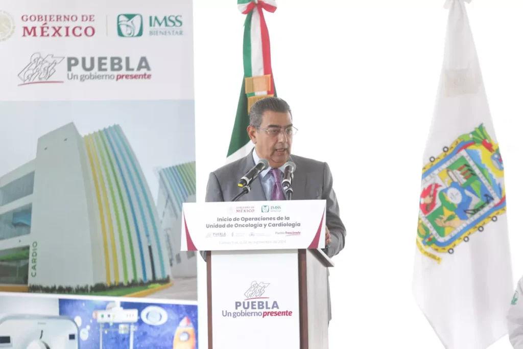 Sergio Salomón inaugura unidades de oncología y cardiología del HPN 12 Sergio Salomón inaugura unidades de oncología y cardiología del HPN