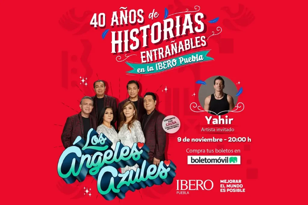Los Ángeles Azules en la IBERO Puebla: fecha y costos