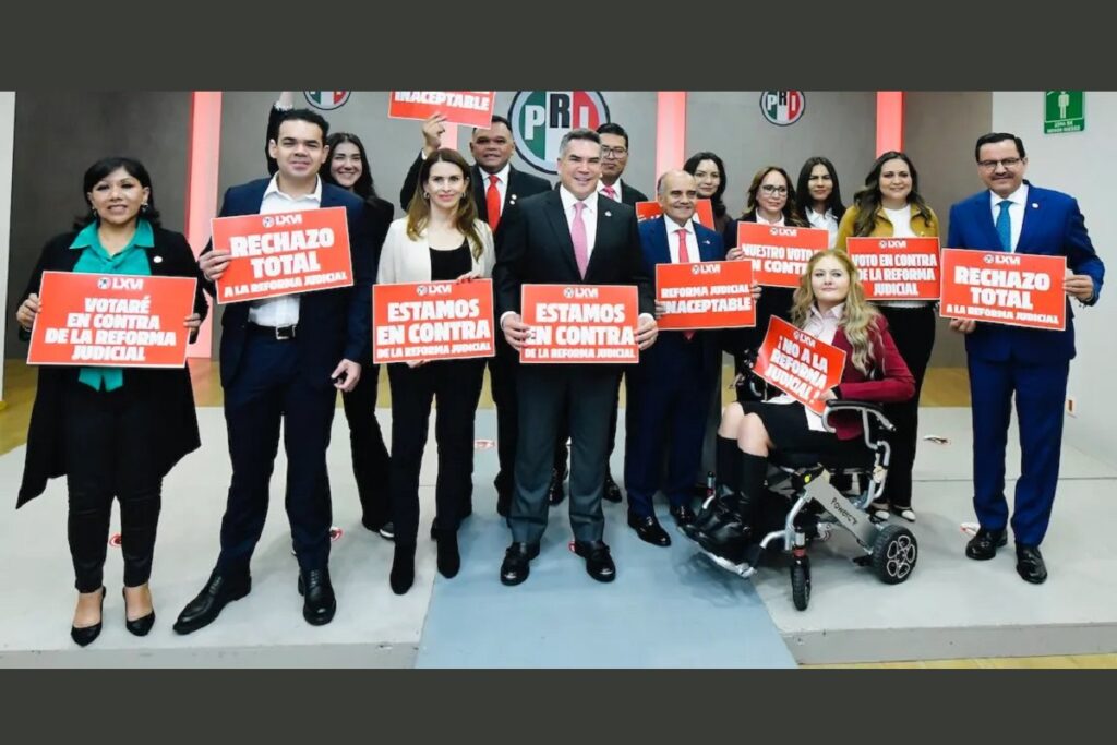 Oposición asegura votos en contra de la reforma judicial