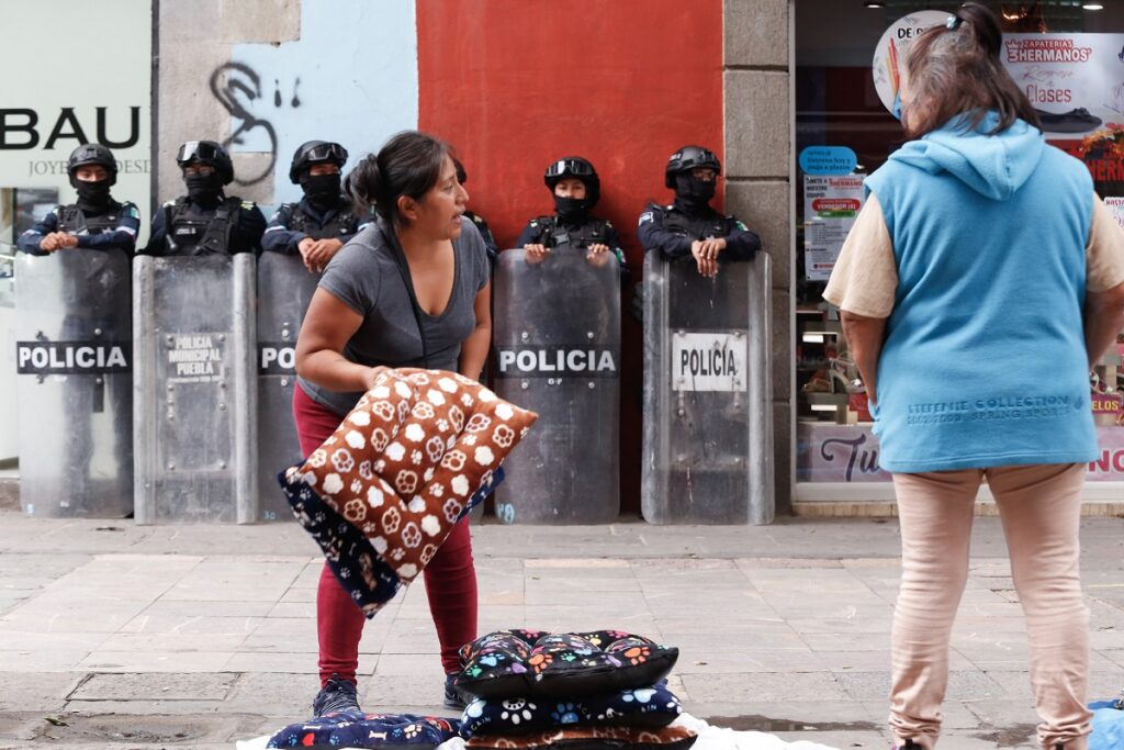 Retiro del operativo en el Centro de Puebla será paulatino, afirma Adán Domínguez