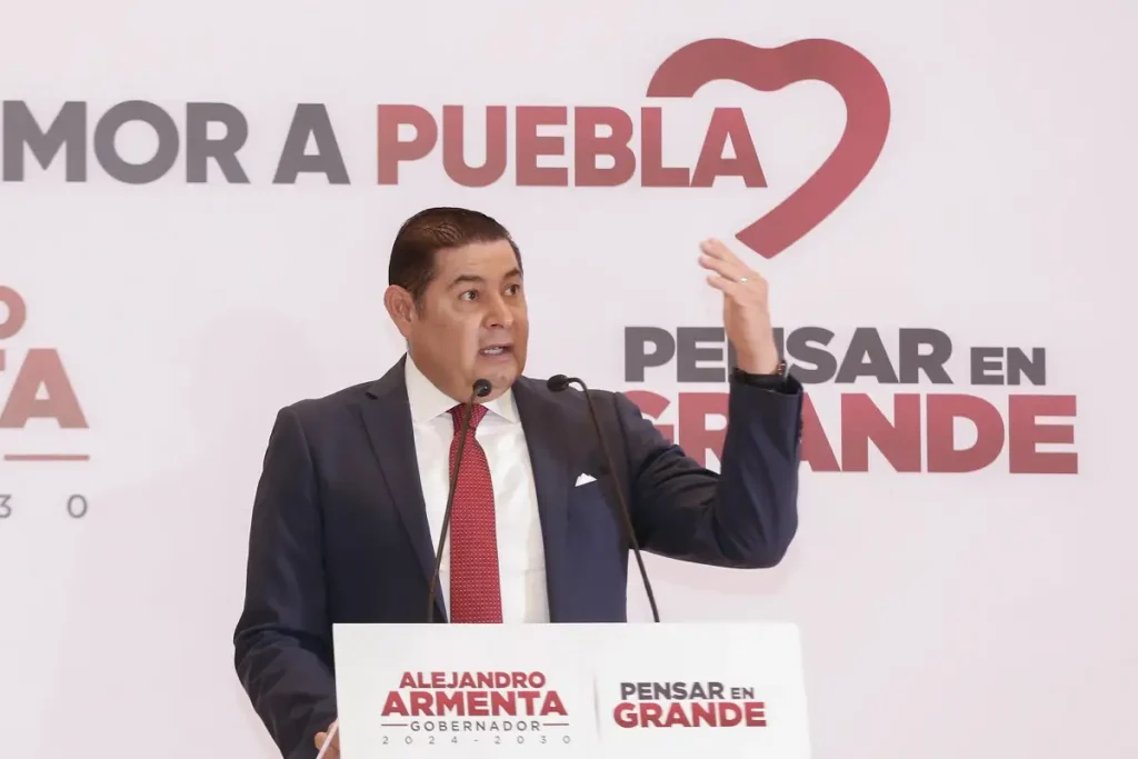 Sala Superior TEPJF desecha quejas del PAN contra Armenta por actos anticipados de campaña