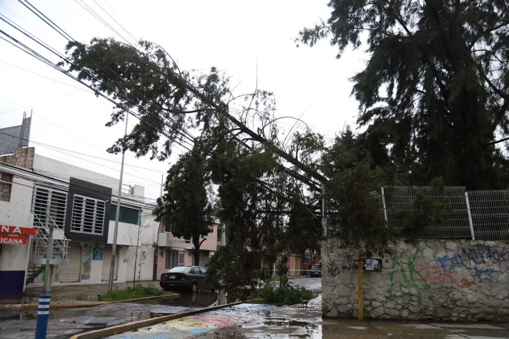 Tras lluvia de esta tarde, informa balance Protección Civil de San Andrés Cholula