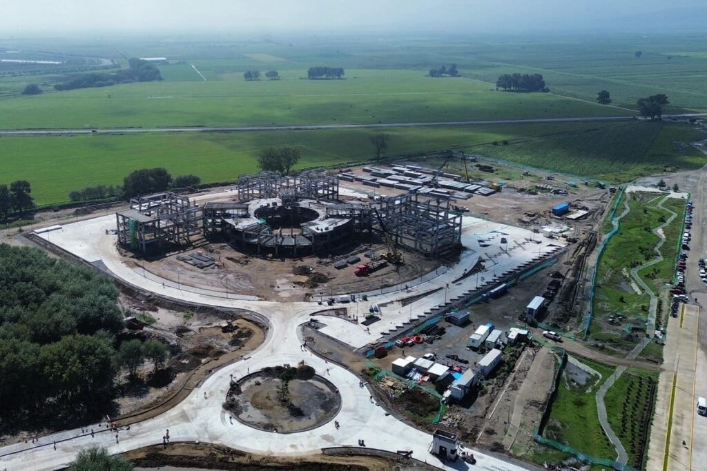Avance construcción del CIITA en Puebla 