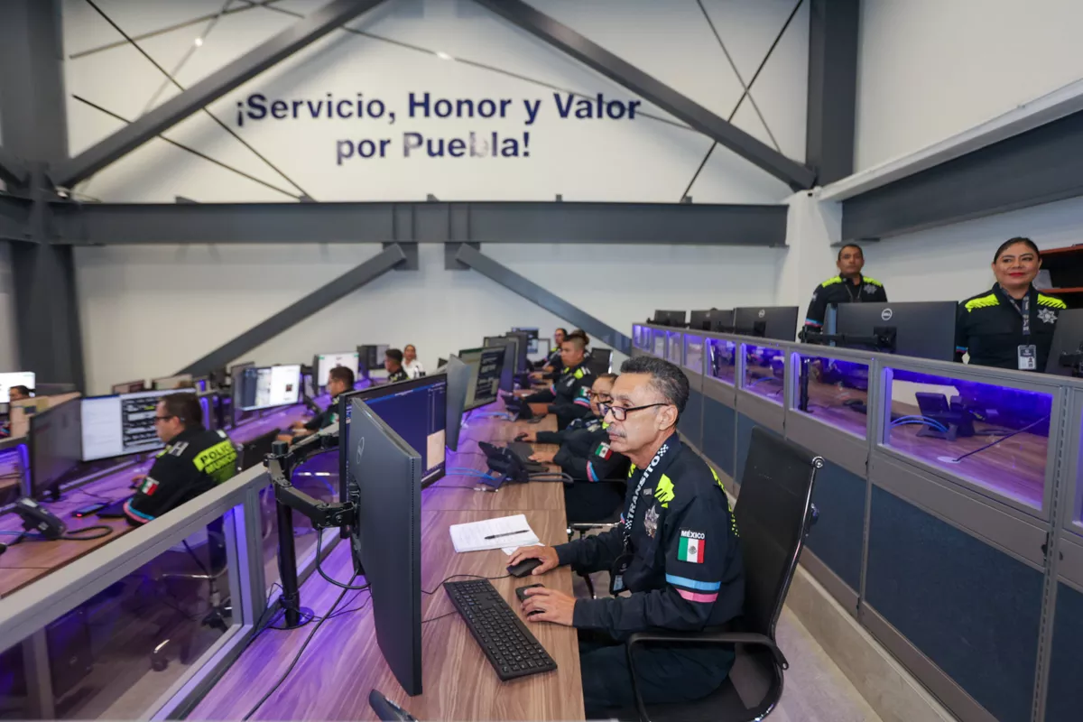 ayuntamiento de Puebla Sala de Monitoreo DERI 5