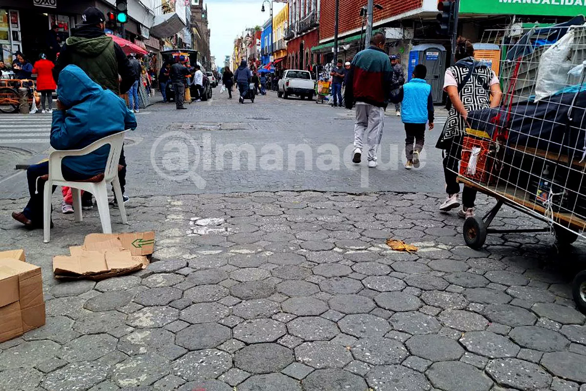 calles centro puebla mal estado 3