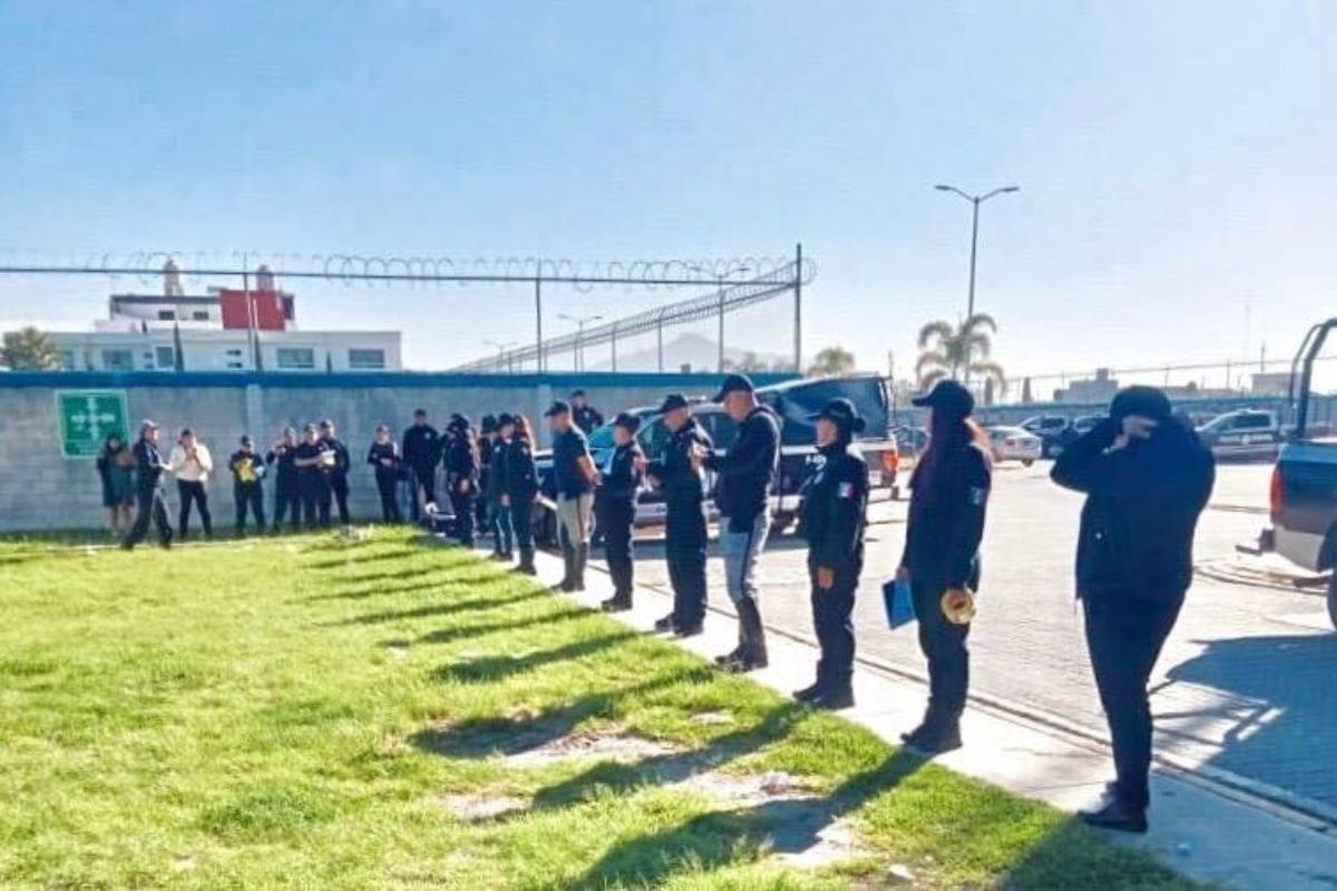 capacitación a policías de San Andrés Cholula