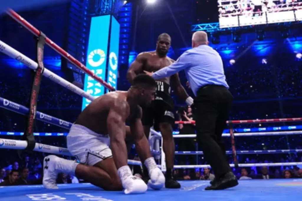 Daniel Dubois noquea a Anthony Joshua