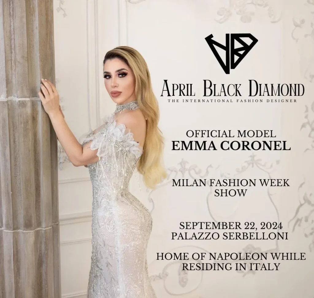 FOTOS: Así debutó Emma Coronel en el Fashion Week de Milán 2 FOTOS: Así debutó Emma Coronel en el Fashion Week de Milán