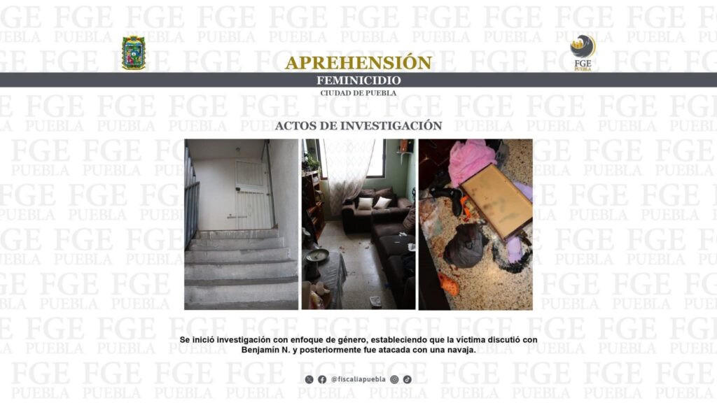Benjamín N. ya está detenido por el feminicidio de Sandra en Villa Frontera, Puebla