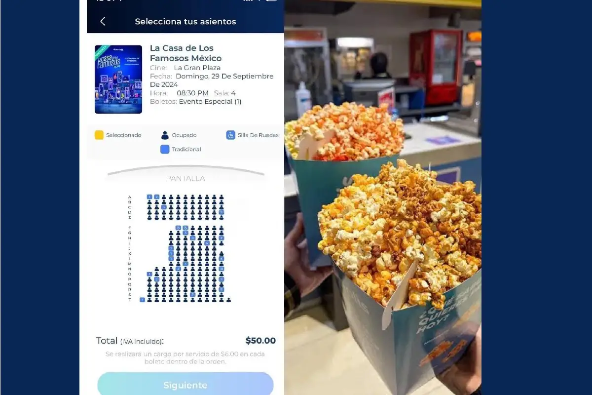 Reportan salas de cine llenas para ver final de La Casa de los Famosos en Puebla 1 Reportan sold out en salas de cine para ver final de La Casa de los Famosos en Puebla
