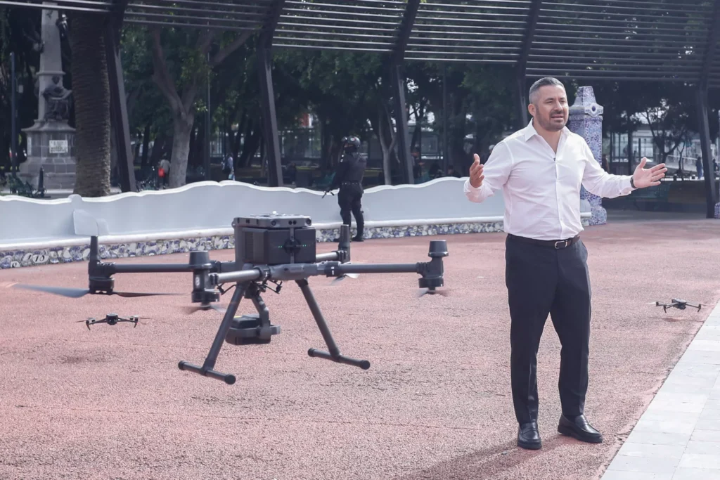 Así son los drones de la SSC que vigilarán Puebla; tendrán visión nocturna  