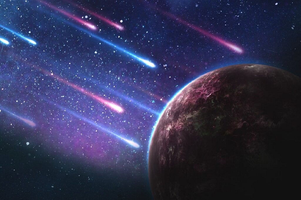 lluvia de meteoros