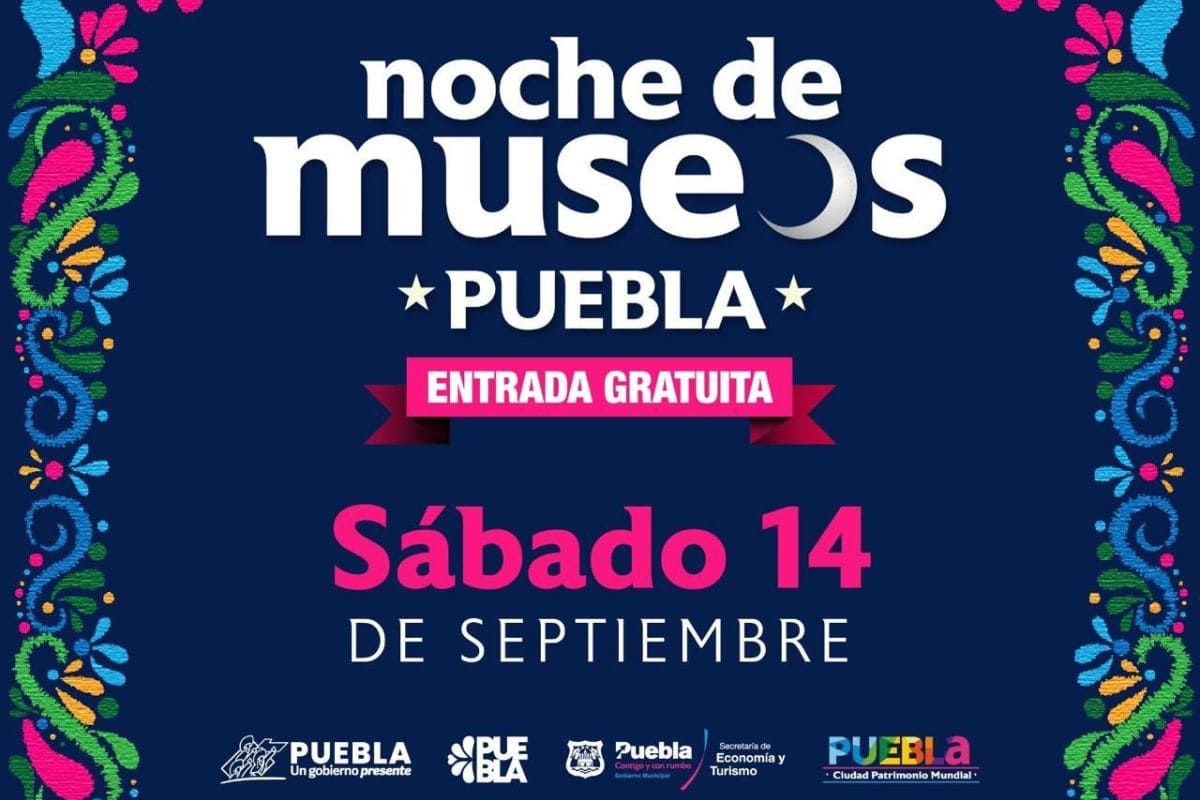 Ayuntamiento de Puebla invita a la edición de fiestas patrias de la Noche de Museos 1 Noche de Museos fiestas patrias