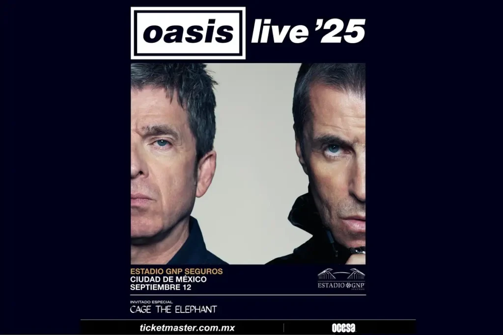 Confirman concierto de Oasis en México: Fecha, lugar y preventa