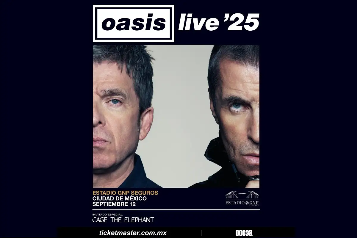 Confirman concierto de Oasis en México: Fecha, lugar y preventa 1 Confirman concierto de Oasis en México: Fecha, lugar y preventa