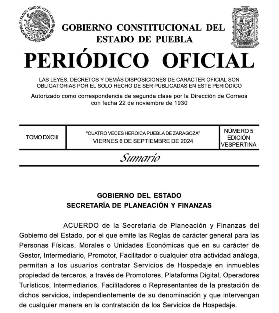 reglamento impuesto sobre hospedaje puebla 1