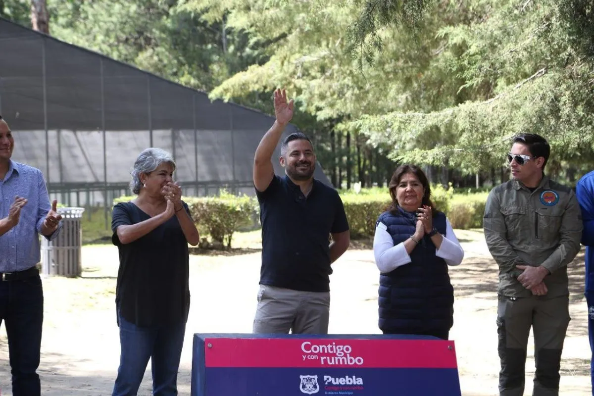 Entrega Ayuntamiento de Puebla 2ª etapa del Parque del Ajolote 1 segunda etapa Bosque del Ajolote Puebla