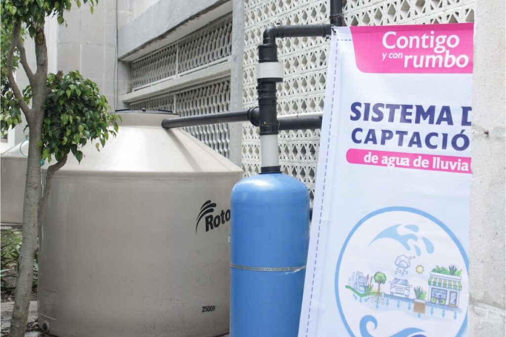 sistema de colectores pluviales en Puebla