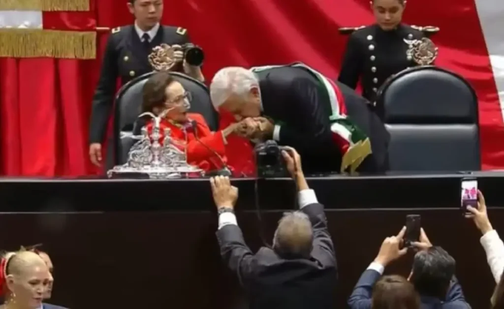 Así llegó López Obrador a la Toma de protesta de Claudia Sheinbaum