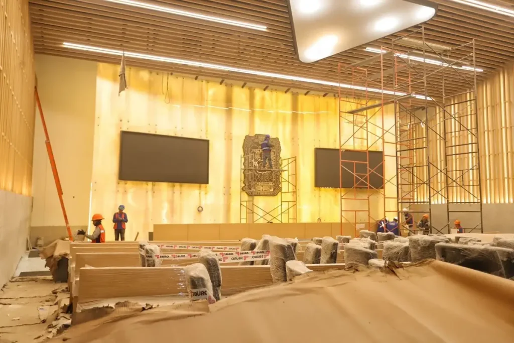 Así se ve por dentro la nueva sede del Congreso de Puebla en Los Fuertes