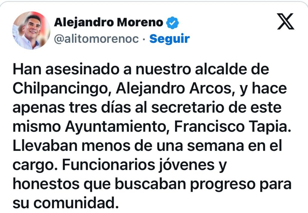 Decapitan al alcalde de Chilpancingo y dejan cabeza en una camioneta