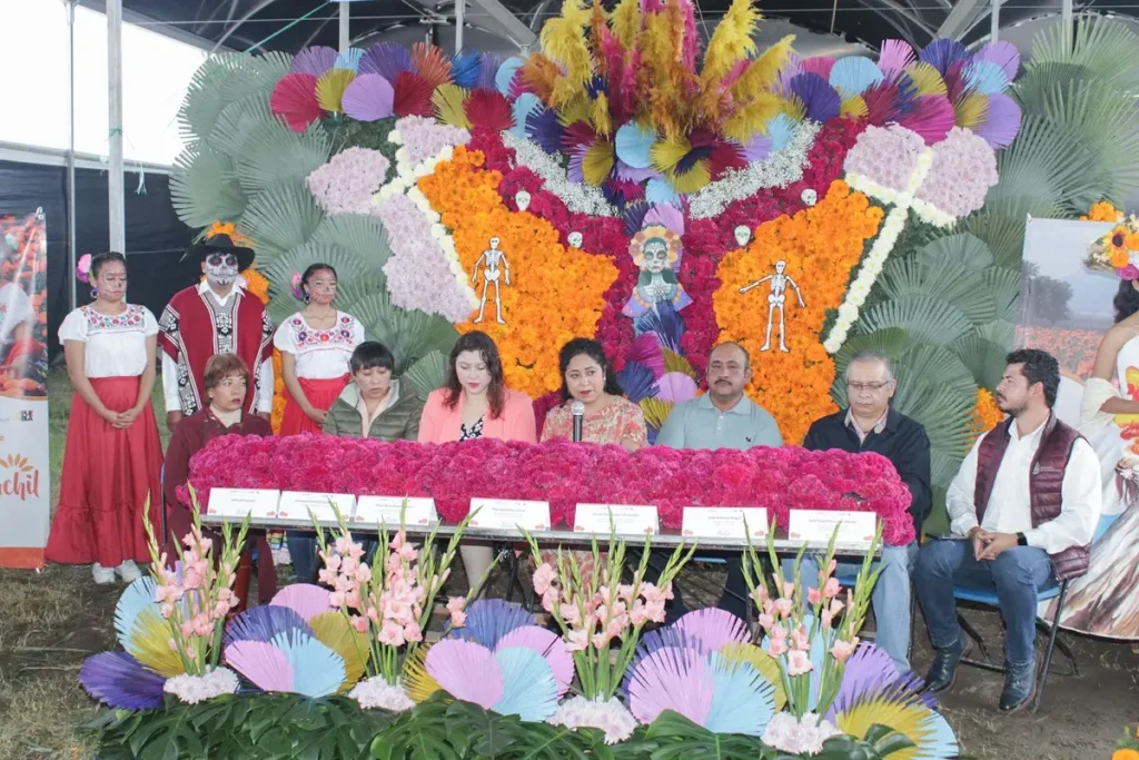 En este mercado de flores de Puebla el Cempasúchil se vende desde 30 pesos