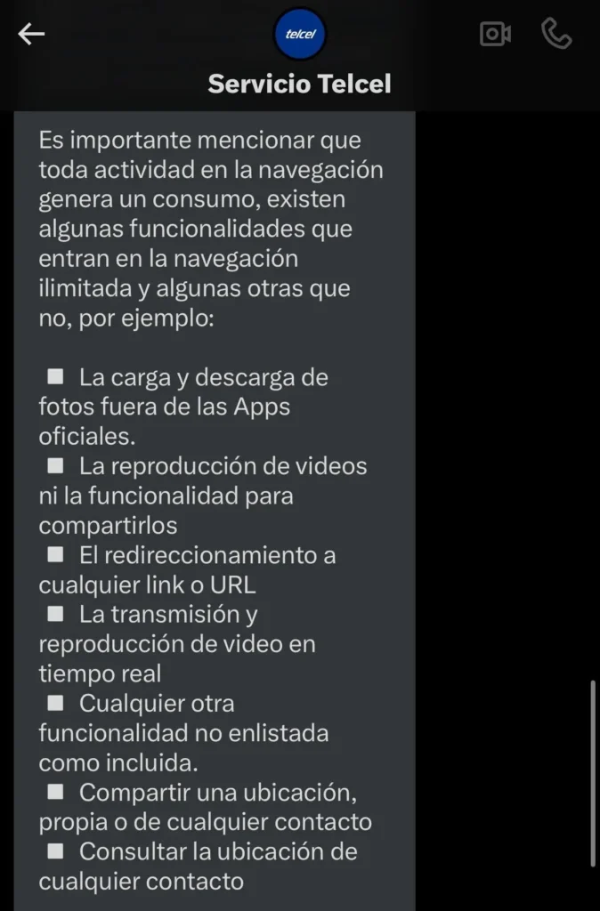 Estas acciones están acabando con tus datos móviles de Telcel