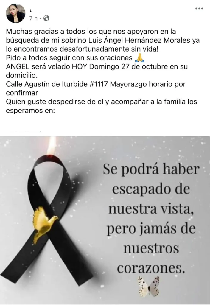 Esto sabemos de la desaparición y hallazgo de Luis Ángel encontrado en el río Atoyac 3 Luis Ángel Hernández: Esto sabemos del joven hallado en el Atoyac