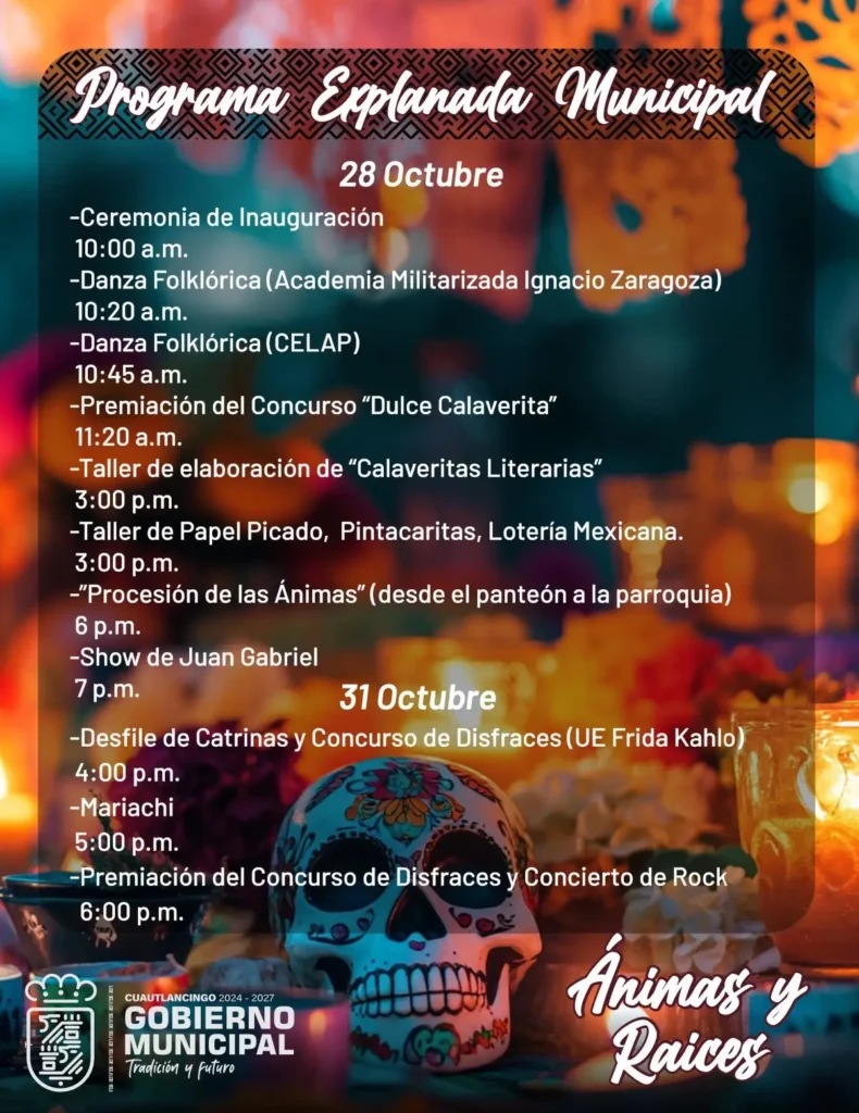 Guía de Día de Muertos en Puebla: estas son las actividades por municipio 2 Festival Animas y Raices