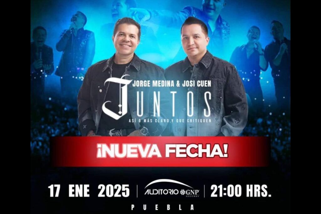 Josi Cuen y Jorge Medina volverán a Puebla en 2025: fecha y precio de los boletos 