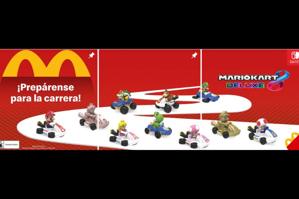 Todo sobre Mario Kart en la Cajita Feliz de McDonald's: personajes, juguetes y detalles