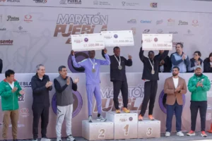 Quiénes fueron los ganadores del maratón Puebla 2024