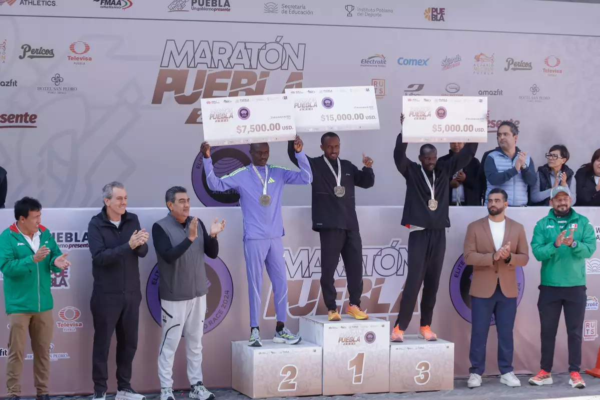 FOTOS: ¿Quiénes fueron los ganadores del maratón Puebla 2024? 1 Quiénes fueron los ganadores del maratón Puebla 2024