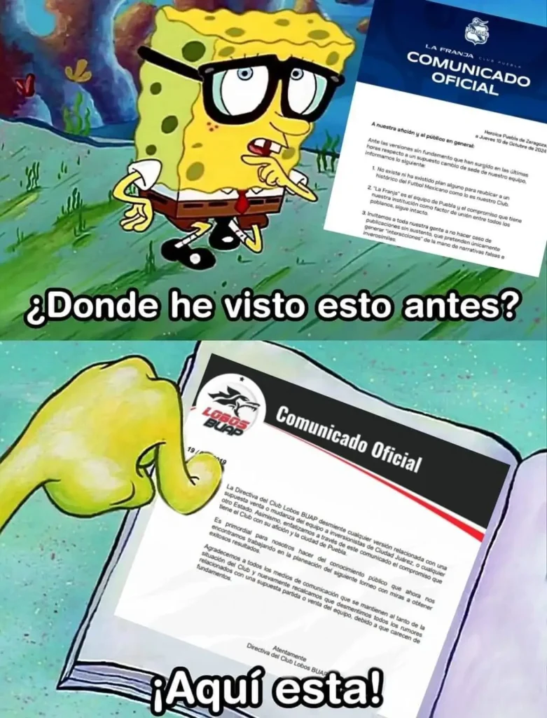 No lo sé rick Puebla desmiente mudanza a Veracruz y contestan con MEMES