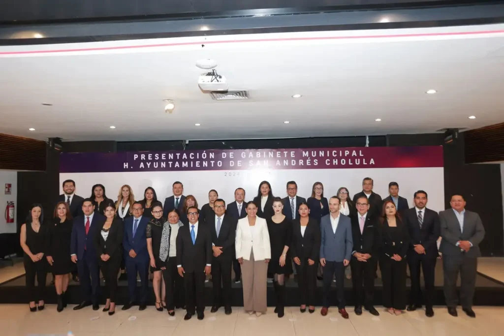 Presenta Lupita Cuautle al próximo gabinete del Ayuntamiento de San Pedro Cholula