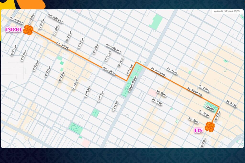 Ruta y cierres viales por el Desfile de Catrinas en Puebla del 31 de octubre 2 Ruta y cierres viales por el Desfile de Catrinas en Puebla del 31 de octubre