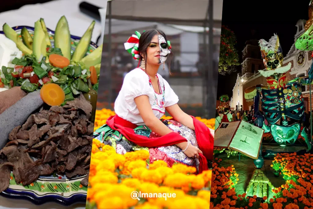 Temporada de muertos en Atlixco: Valle de Catrinas, Festival del Cempasúchil y Feria de la Cecina