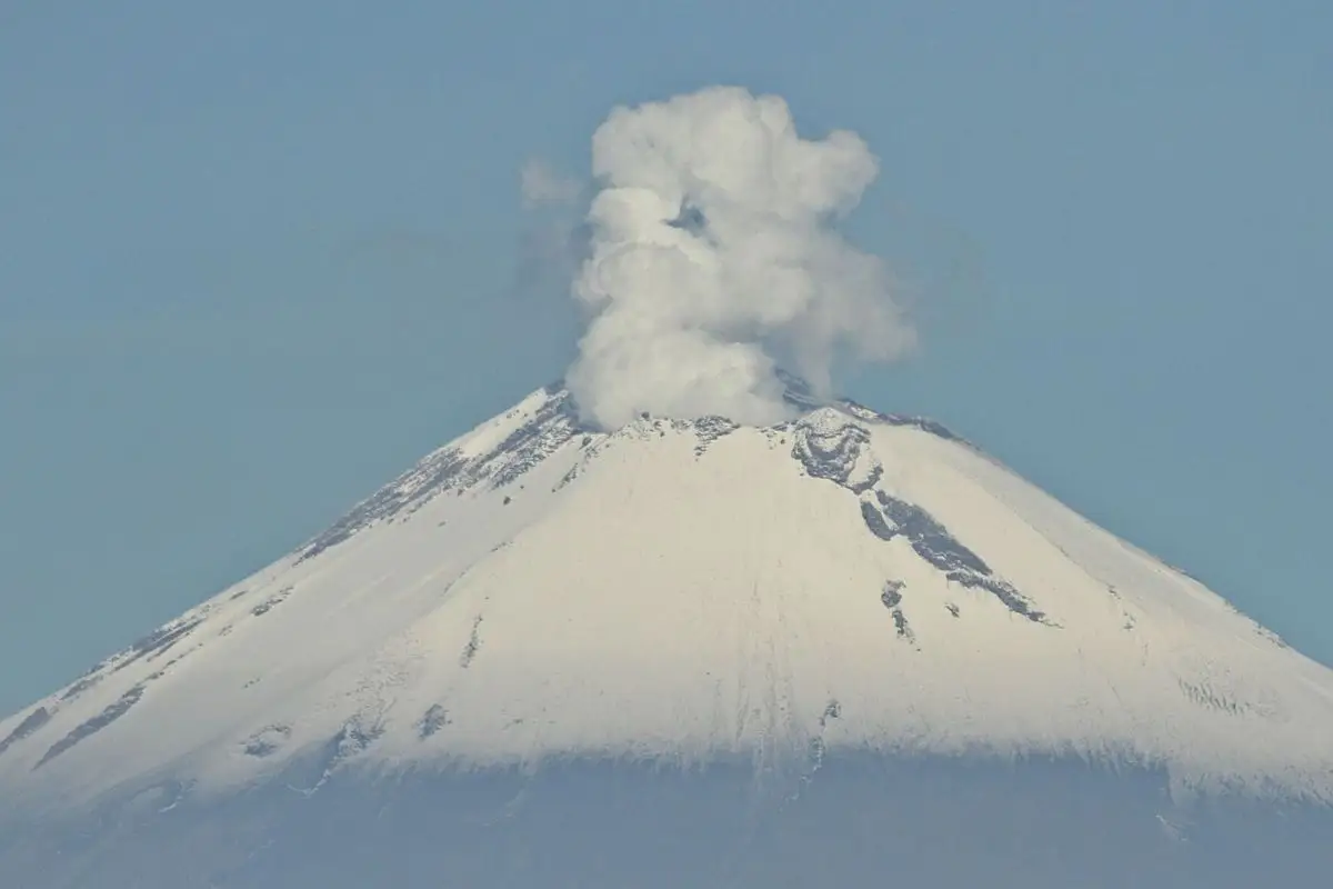 Actividad del volcán Popocatépetl aumenta este 8 de octubre 1 Actividad del volcán Popocatépetl aumenta este 8 de octubre